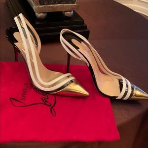 Stunning Christian Louboutin Sling Backs!